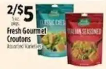 Pioneer Supermarkets Fresh Gourmet Croutons offer