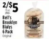 Pioneer Supermarkets Bell's Brooklyn Bialys offer