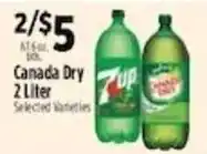 Pioneer Supermarkets Canada Dry 2 Liter offer