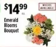 Pioneer Supermarkets Emerald Blooms Bouquet offer