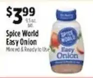 Pioneer Supermarkets Spice World Easy Onion offer