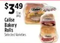 Pioneer Supermarkets Calise Bakery Rolls offer