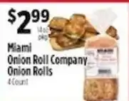Pioneer Supermarkets Miami Onion Roll Company Onion Rolls offer