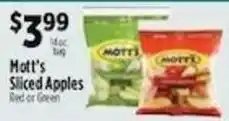 Pioneer Supermarkets Mott's Sliced Apples offer