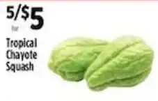 Pioneer Supermarkets Tropical Chayote Squash offer