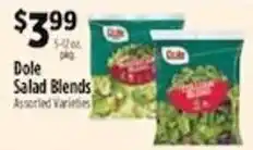 Pioneer Supermarkets Dole Salad Blends offer