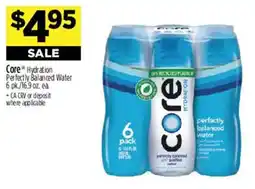 Dollar General Core hydration perfectly balanced water offer