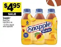 Dollar General Snapple Peach Tea offer
