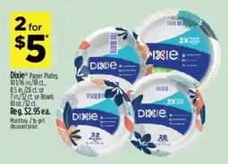 Dollar General Dixie paper plates offer