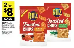 Dollar General Ritz toasted chips offer