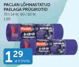 Walgreens Paclan drawstring bags blueberry offer