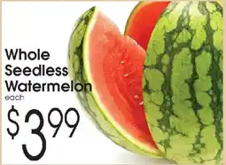 Family Fare Whole Seedless Watermelon offer