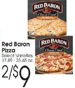 Family Fare Red Baron Pizza offer