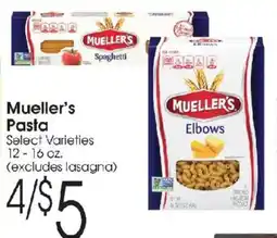 Family Fare Mueller's Pasta offer