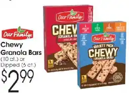 Family Fare Our Family chewy granola bars offer