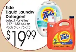 Family Fare Tide liquid laundry detergent offer