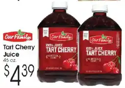 Family Fare Our Family tart cherry juice offer