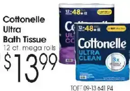 Family Fare Cottonelle ultra bath tissue offer