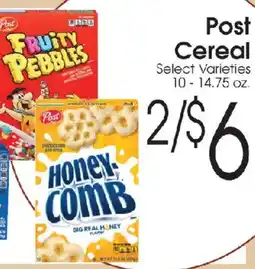 Family Fare Post cereal offer