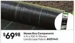 Lowe's Hanes Geo Components Landscape Fabric offer
