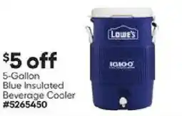 Lowe's Lowe's Blue Insulated Beverage Cooler offer