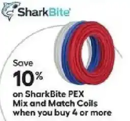 Lowe's SharkBite PEX Mix and Match Coils offer