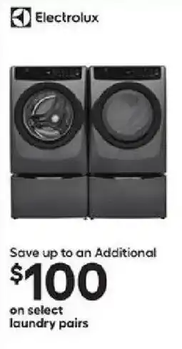 Lowe's Electrolux laundry pairs offer