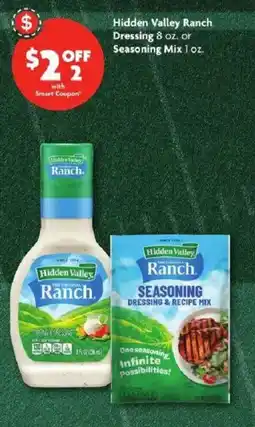 Family Dollar Hidden Valley Ranch Dressing or Seasoning Mix offer