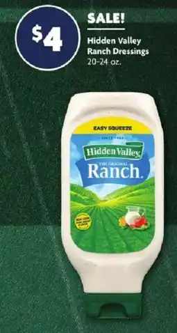 Family Dollar Hidden Valley Ranch Dressings offer