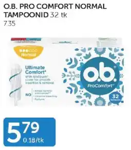 Walgreens O.b. pro comfort normal tamponid offer