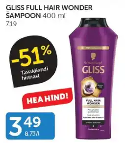 Walgreens Gliss full hair wonder fullness shampoo offer