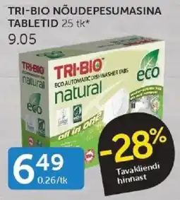 Walgreens Tri-bio natural eco automatic dishwasher tabs offer