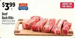 Pioneer Supermarkets Usda Choice Beef Back Ribs offer