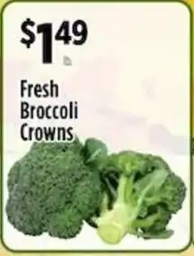 Pioneer Supermarkets Fresh Broccoli Crowns offer