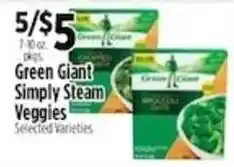 Pioneer Supermarkets Green Giant Simply Steam Veggies offer