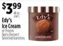 Pioneer Supermarkets Edy's ice cream offer