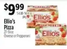 Pioneer Supermarkets Ellio's Pizza offer
