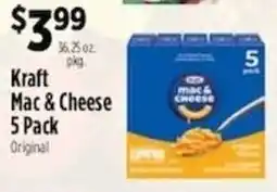 Pioneer Supermarkets Kraft Mac & Cheese 5 Pack offer
