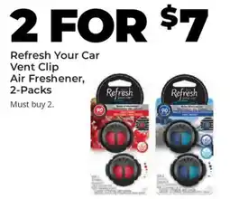 Advance Auto Parts Refresh your car vent clip air freshener offer