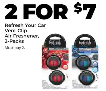Refresh your car vent clip air freshener