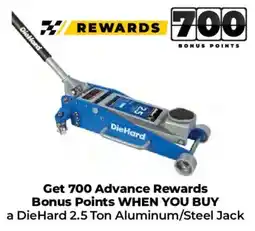 Advance Auto Parts DieHard 2.5 Ton Aluminum/Steel Jack offer