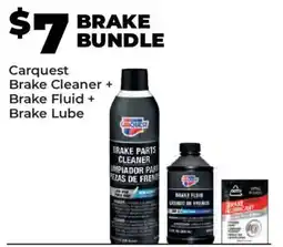 Advance Auto Parts Carquest brake cleaner + brake fluid + brake lube offer