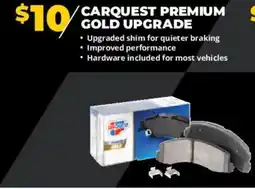 Advance Auto Parts Carquest premium gold upgrade offer
