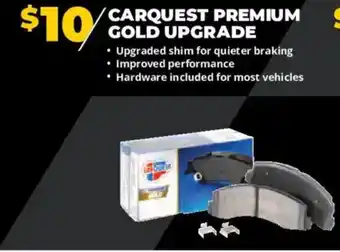 Carquest premium gold upgrade