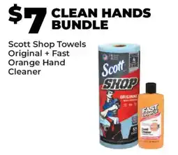 Advance Auto Parts Scott Shop Towels Original + Fast Orange Hand Cleaner offer