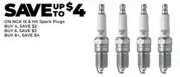 Advance Auto Parts NGK IX & HX spark plugs offer