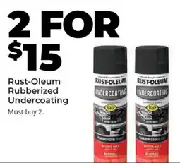 Advance Auto Parts Rust-Oleum rubberized undercoating offer