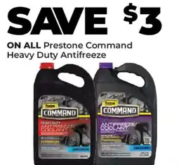Advance Auto Parts Prestone Command Heavy Duty Antifreeze offer
