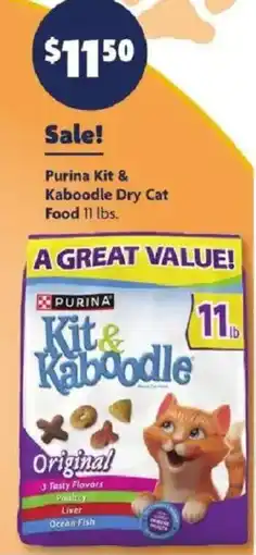 Family Dollar Purina Kit & Kaboodle Dry Cat Food offer