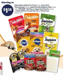 Family Dollar Delectables Lickable Cat Treats offer